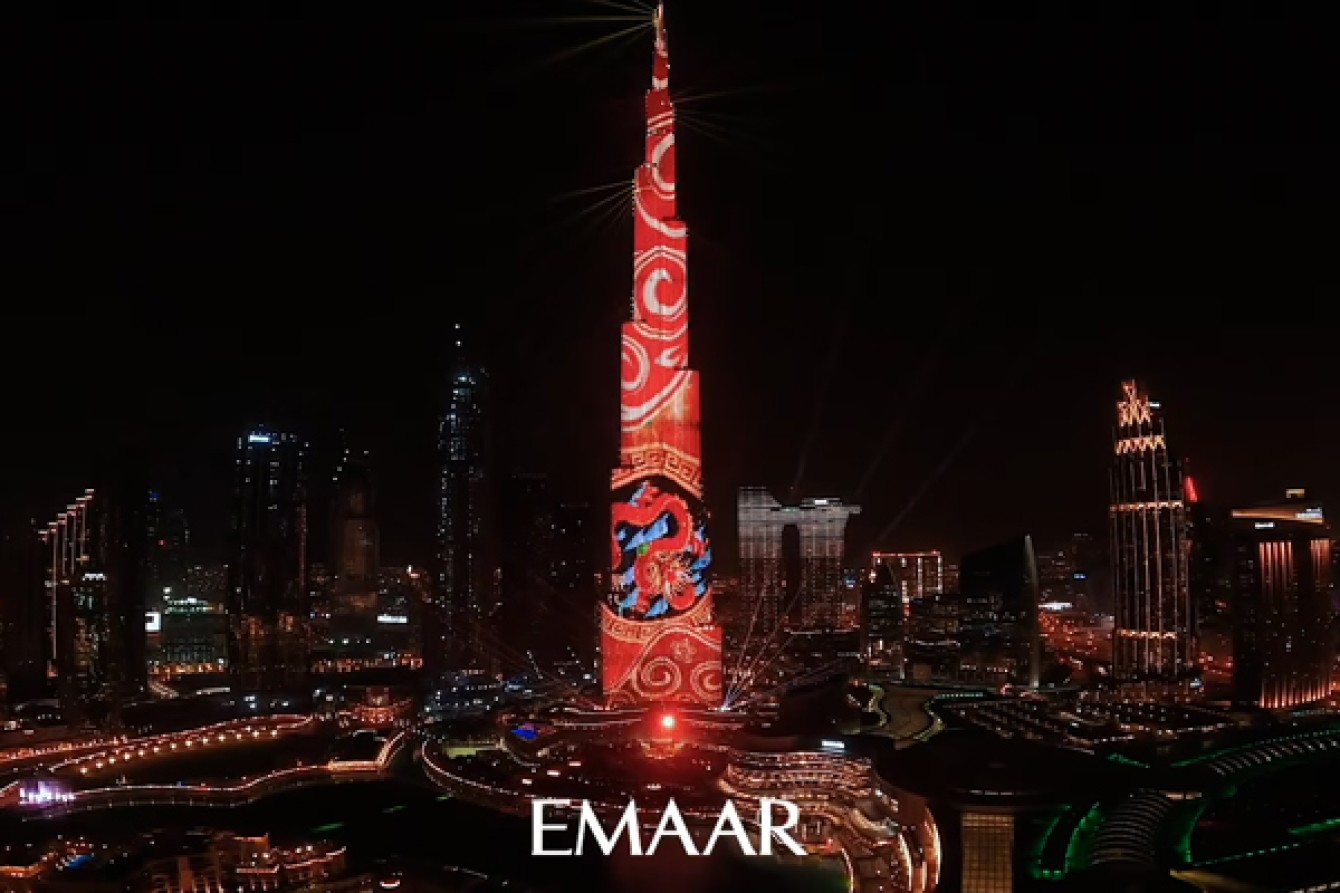 Chinese New Year Animation – Burj Khalifa