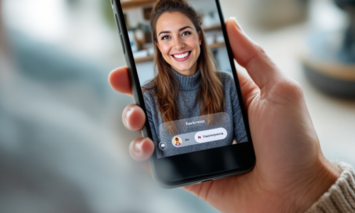 Person receiving a personalized video message on their smartphone, showcasing the power of video in personalizing the customer experience