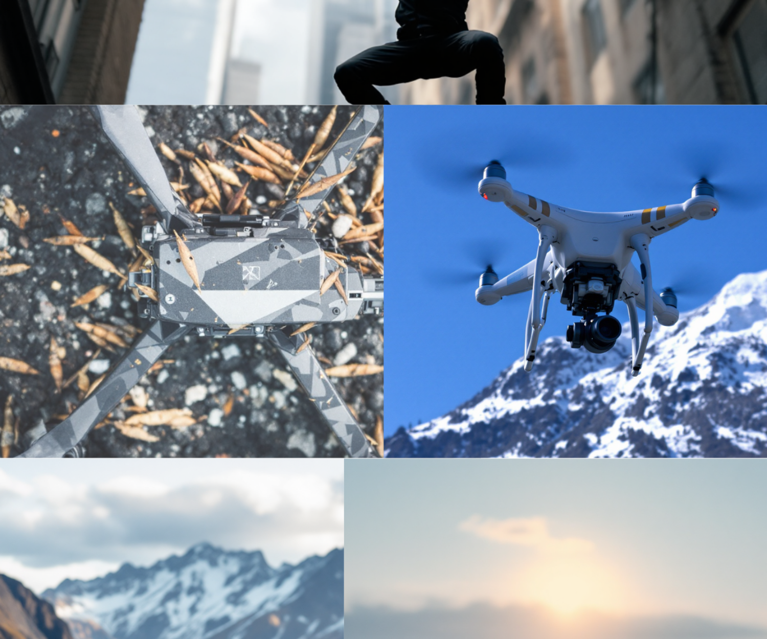 Drone Documentary Collage